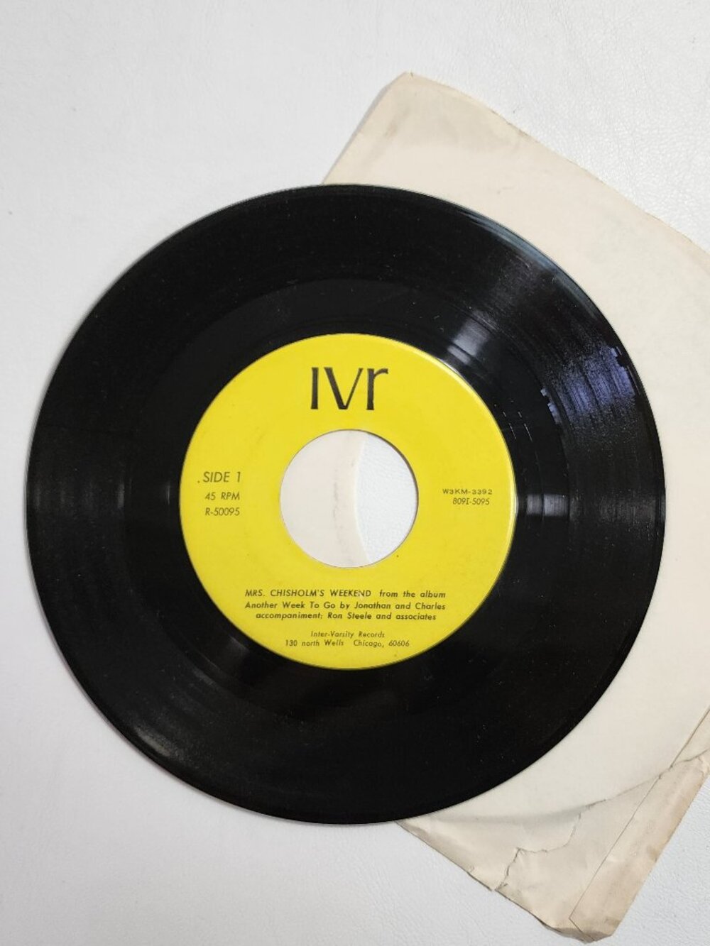 From the album Another Week To Go by Jonathan & Charles 1968 45 Vinyl RARE DISC
